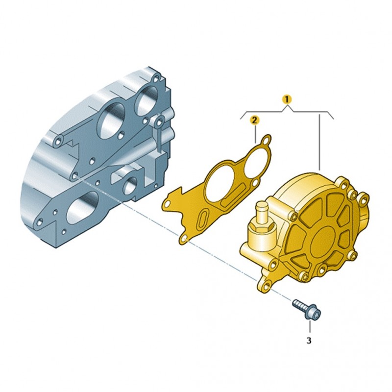 Seat İbiza 2009-2012 1.6TDi CAY Motor Vakum Pompası 03L145100G