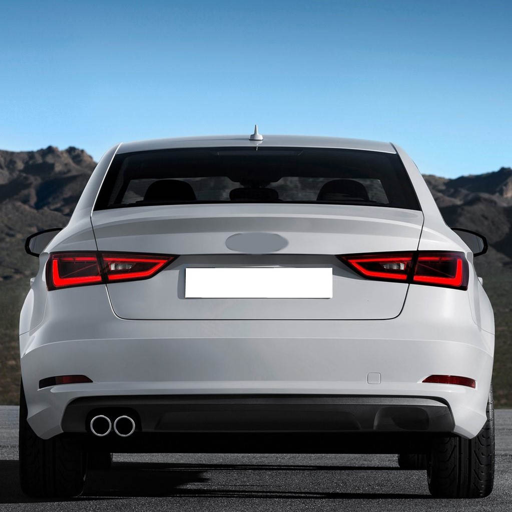 Audi A3 Sedan 2013-2016 Arka Tampon Spoyleri Sol Çift Egsoz 8V5807521B-bisra