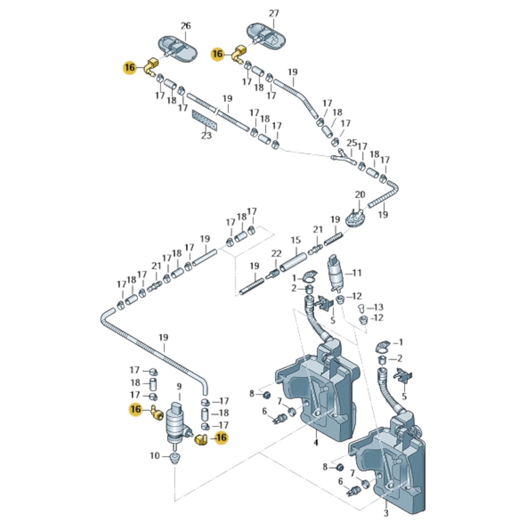 Seat Leon 2017-2020 Fiskiye Memesi Bağlantı Aparatı 3B0955665C-bisra