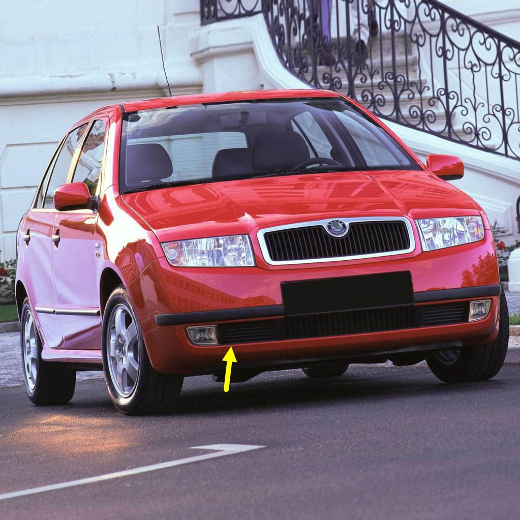 Skoda Fabia MK1 2000-2004 Ön Tampon Sağ Sis Farı Yan Kapağı 6Y0853666B-bisra