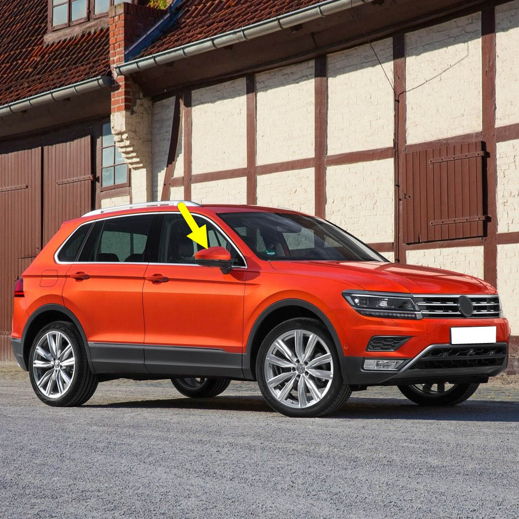 VW Tiguan 2016-2020 Sağ Dış Ayna Üst Kapağı Kapak 5NA857538A-bisra