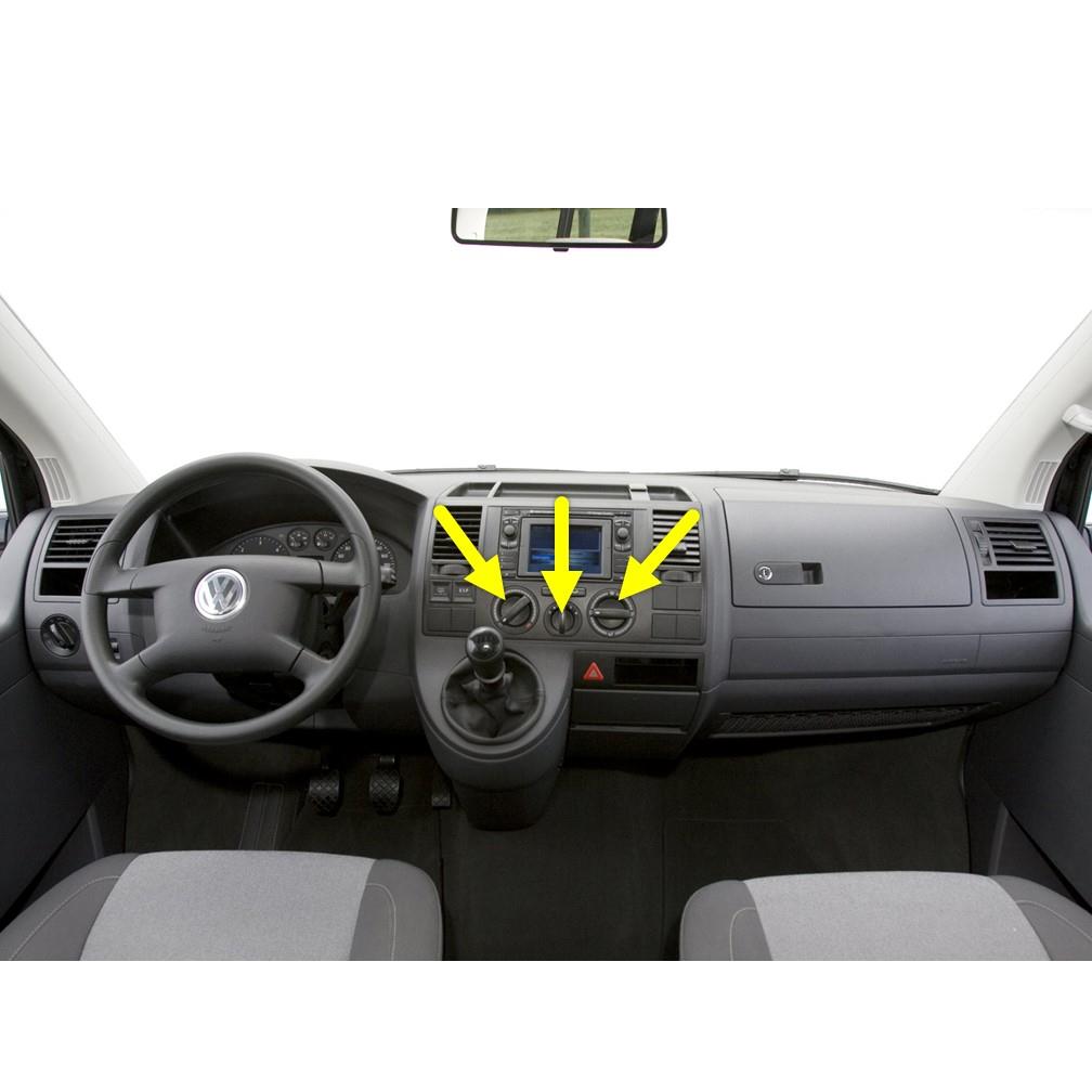 VW Transporter T5 2004-10 Kalorifer Kumanda Düğme Tuş Seti 7H0819045F VW Transporter T5 2004-10 Kalorifer Kumanda Düğme Tuş Seti 7H0819045F-bisra